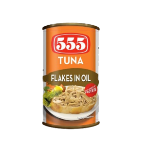 555 TUNA FLAKES IN OIL-155GM