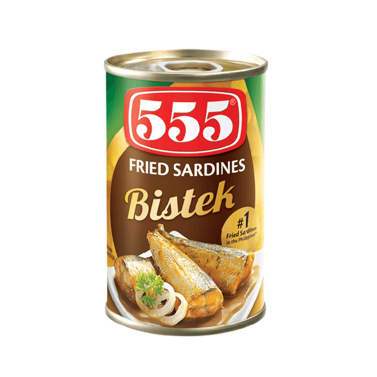 555 FRIED SARDINES BISTEK-155GM