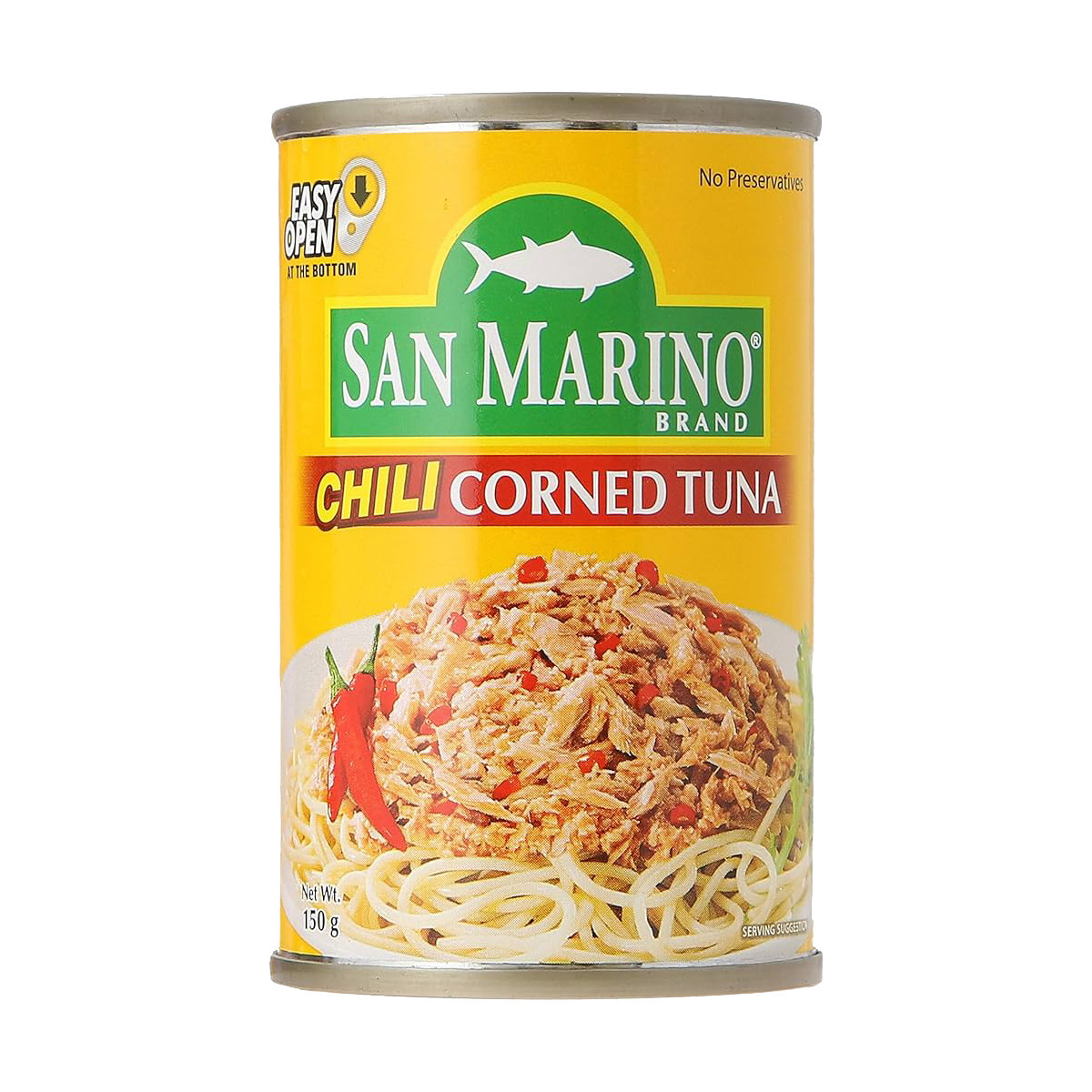 SAN MARINA CHILI CORNED TUNA YELLOW-150GM