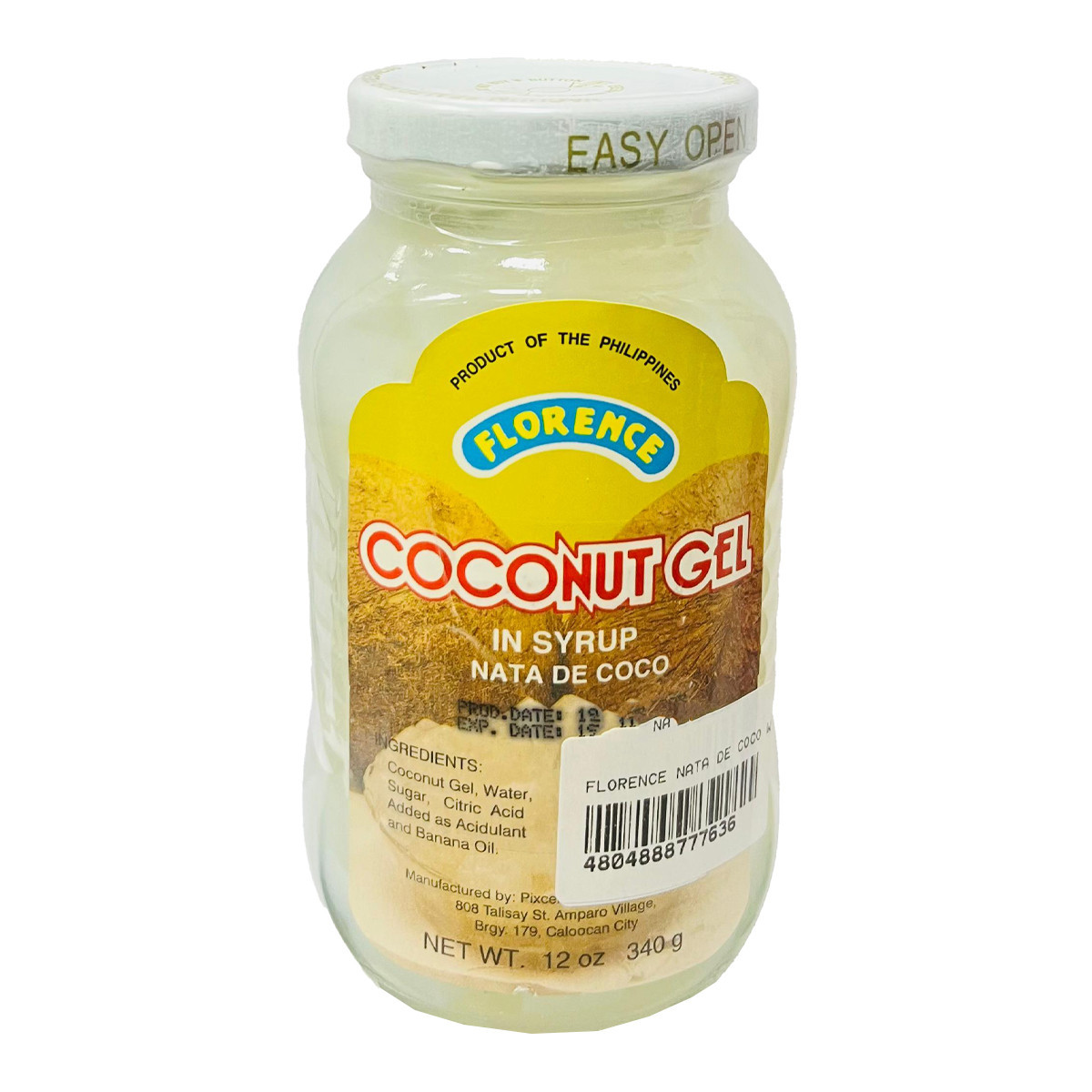 FLORENCE NATA DE COCO WHITE-340GM