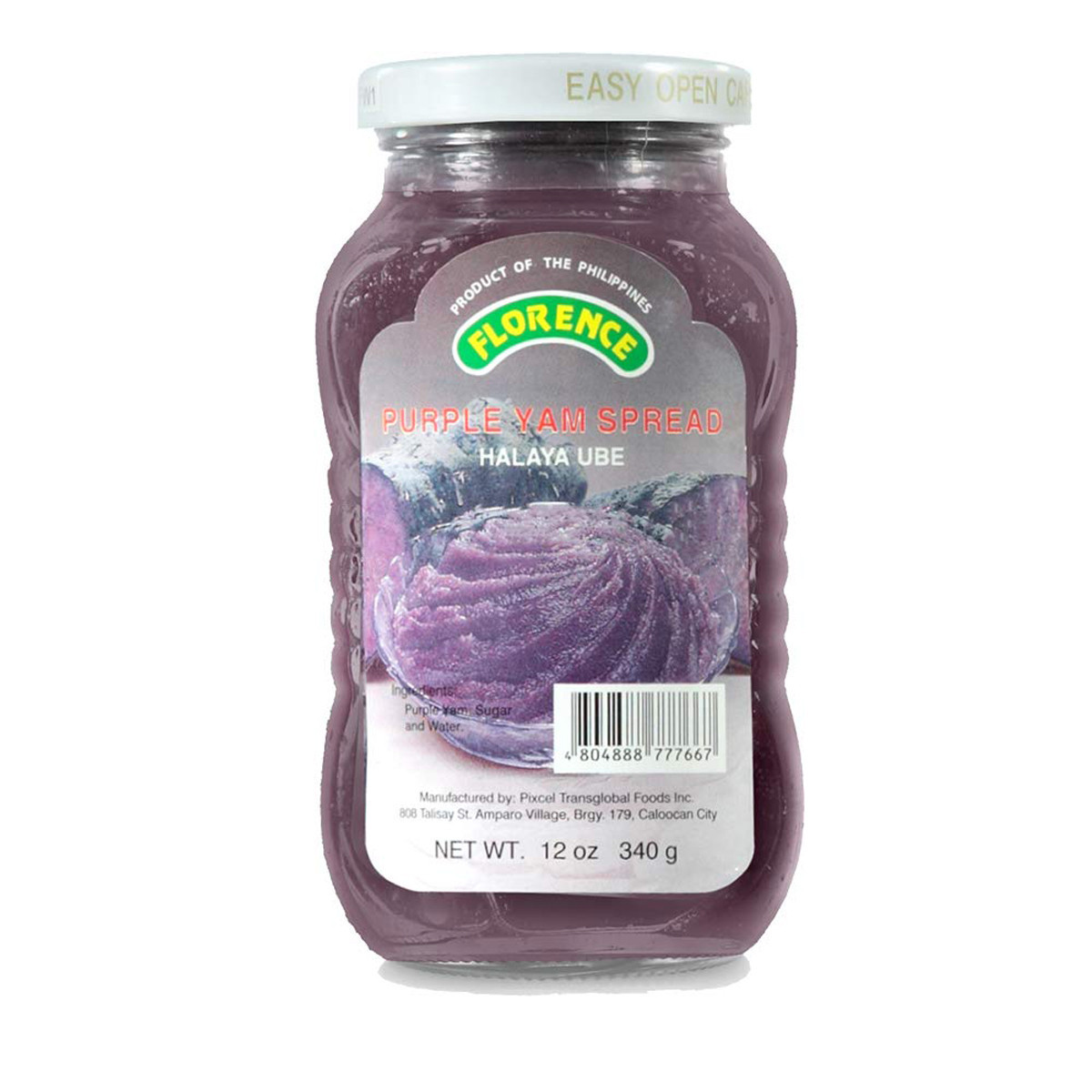 FLORENCE PURPLE YAM SPREAD UBE-340GM