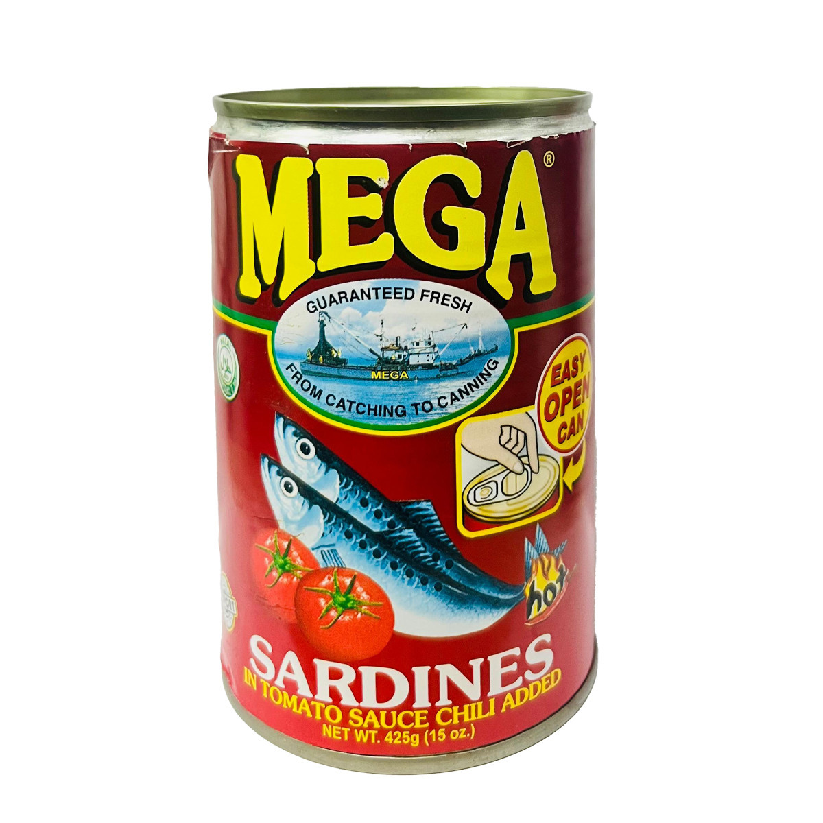 MEGA SARDINES IN TOMATO SAUSE CHILI-425GM