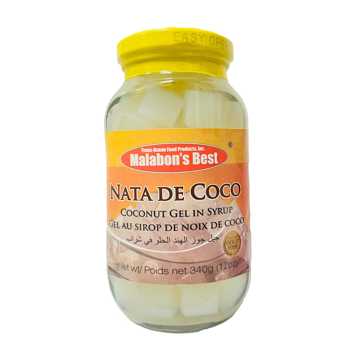 MALABONS BEST COCONUT GEL IN SYRUP WHITE-340GM