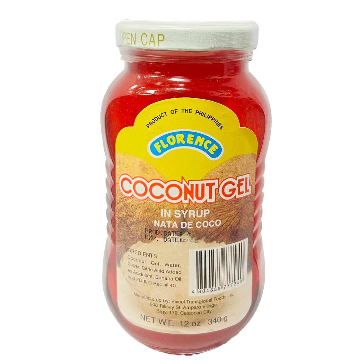 FLORENCE NATA DE COCO RED-340GM