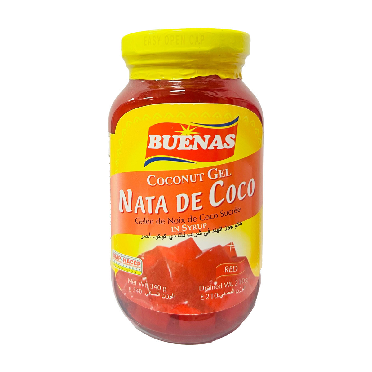 BUENAS NATA DE COCO RED-340GM