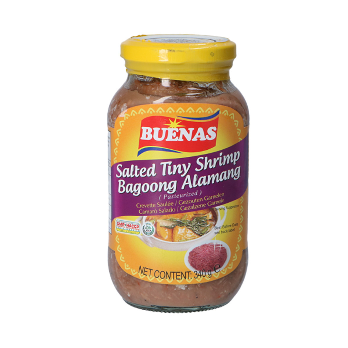 BUENAS SALTED TINY SHRIMP PASTE-340GM