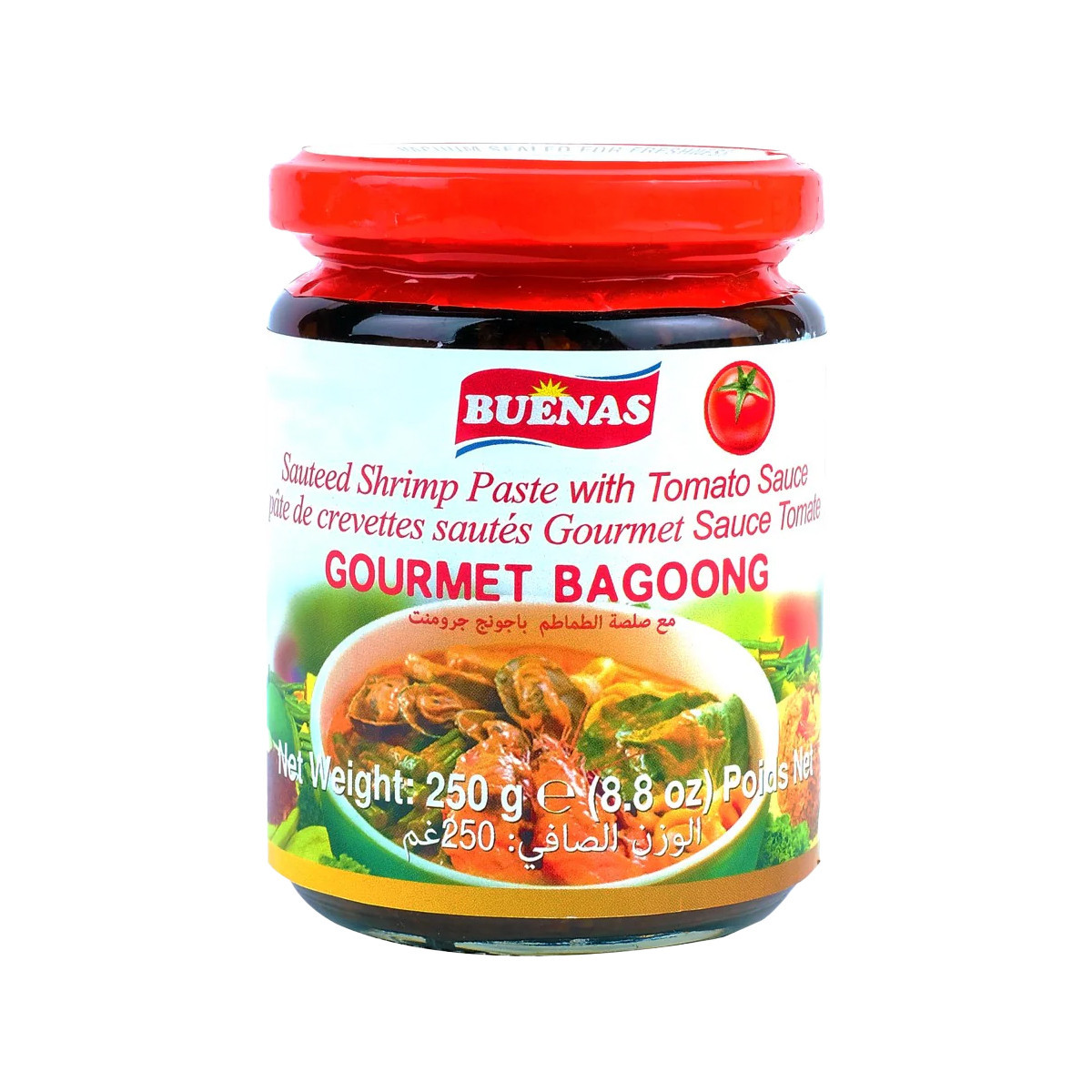 BUENAS GOURMET BAGOONG TOMATO SAUCE-250GM