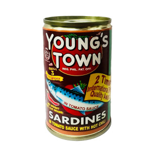 YOUNGS TOWN SARDINES TOMATO HOT CHILLI SUACE-150GM