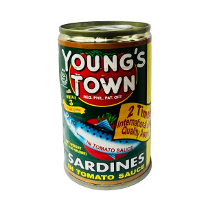 YOUNGS TOWN SARDINES TOMATO SUACE-155GM