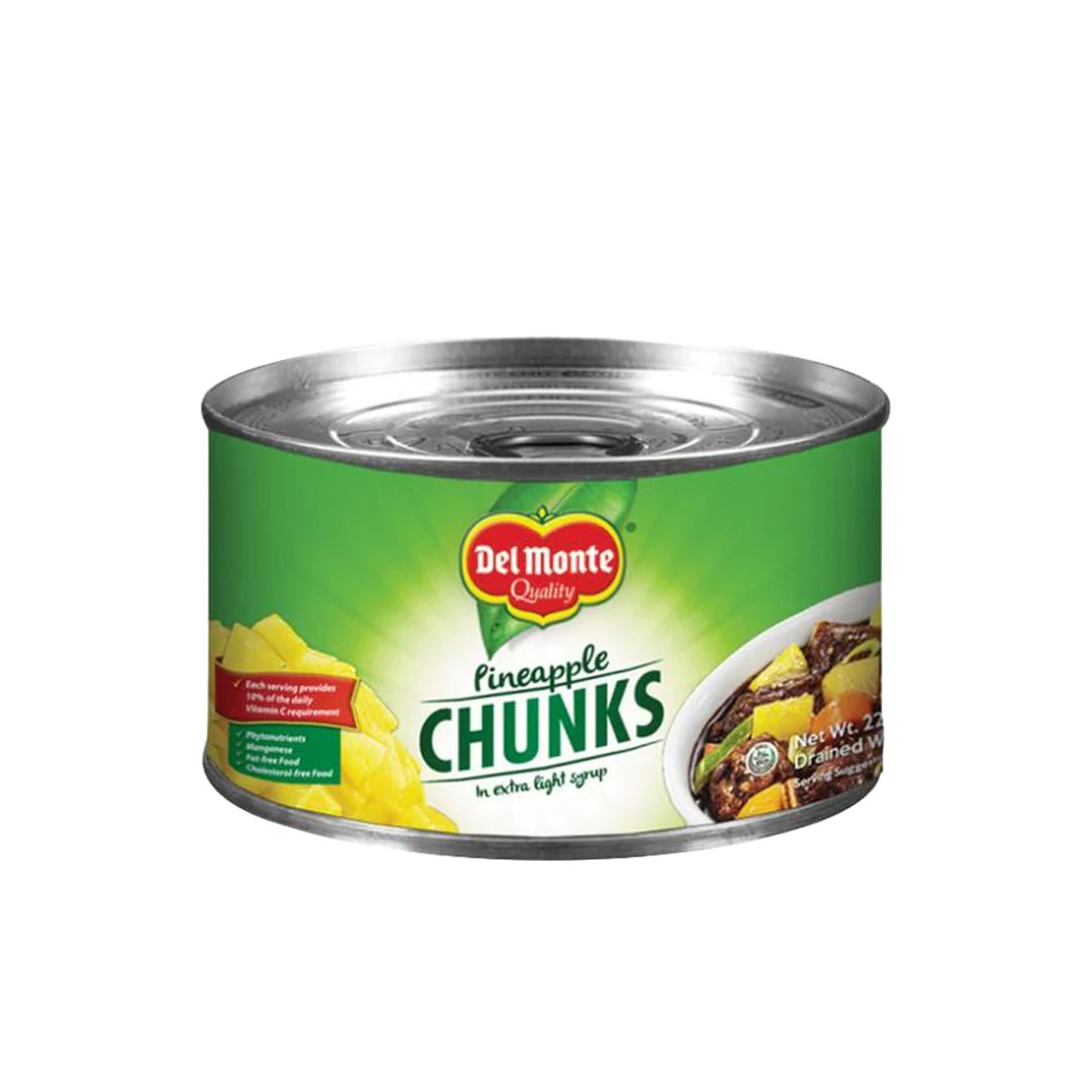 DELMONTE PINEAPPLE CHUNK-227GM