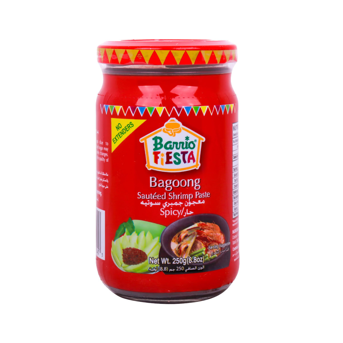BARRIO FIESTA BAGOONG HOT&SPICY-250GM