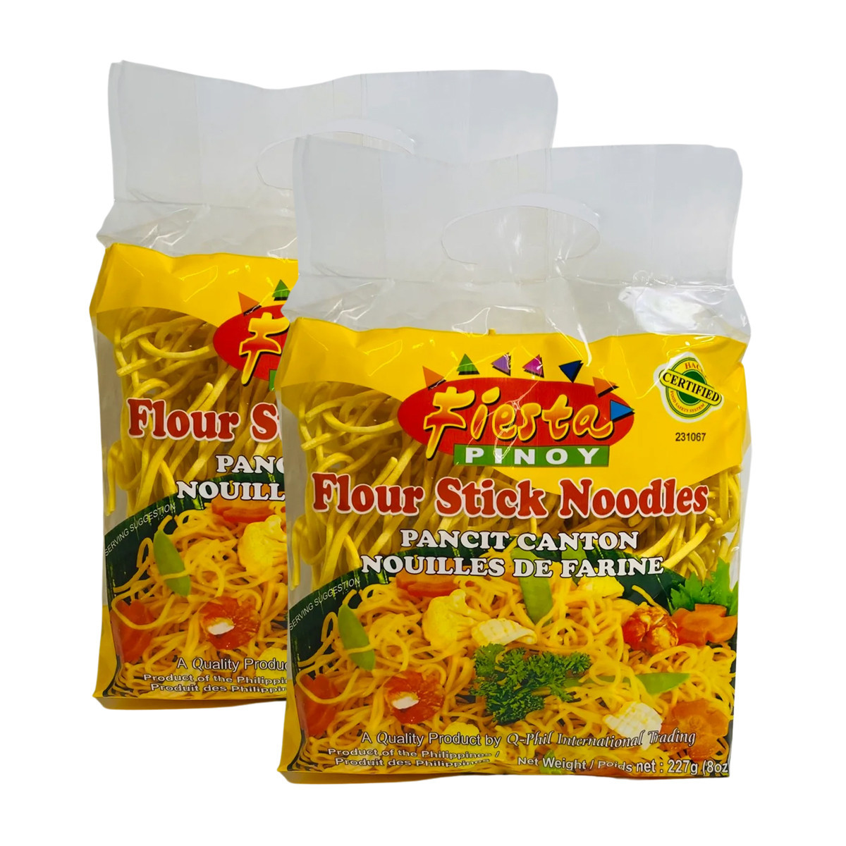 FIESTA PINOY FLOUR STICK NOODLES-2x227GM