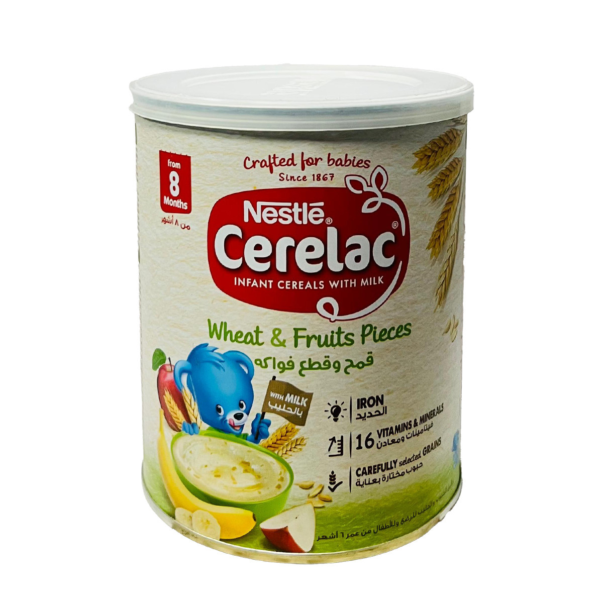 NESTLE CERELAC WHEAT&FRUITS PIECES-400GM