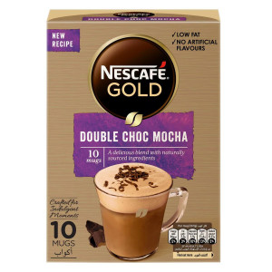 NESCAFE GOLD DOUBLE CHOC MOCHA-10X23.5GM