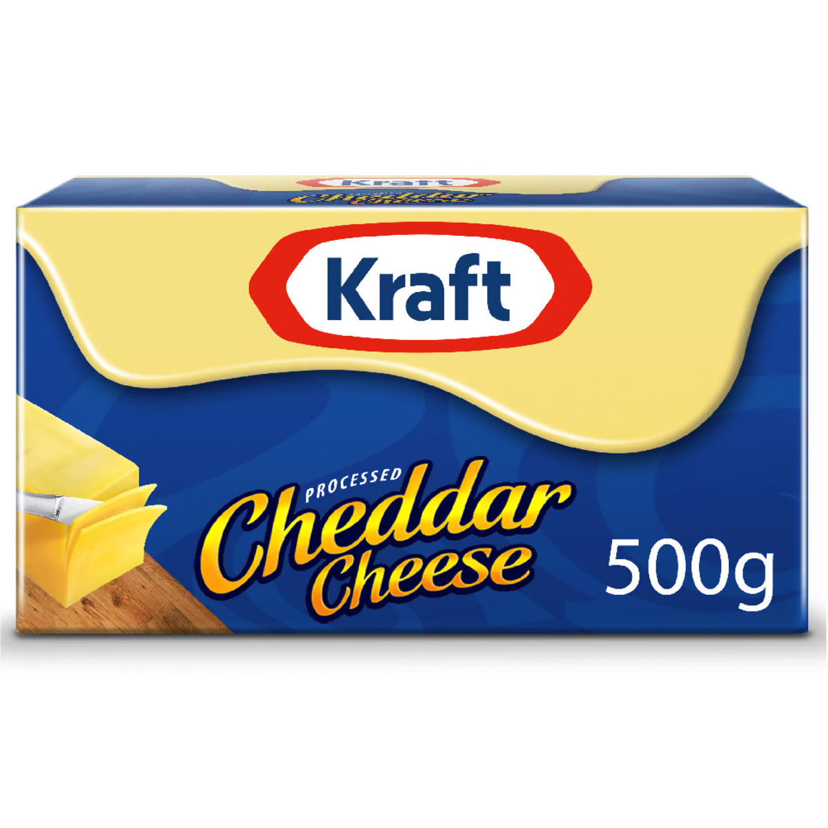 KRAFT CHEDDAR CHEESE BLOCK-500GM