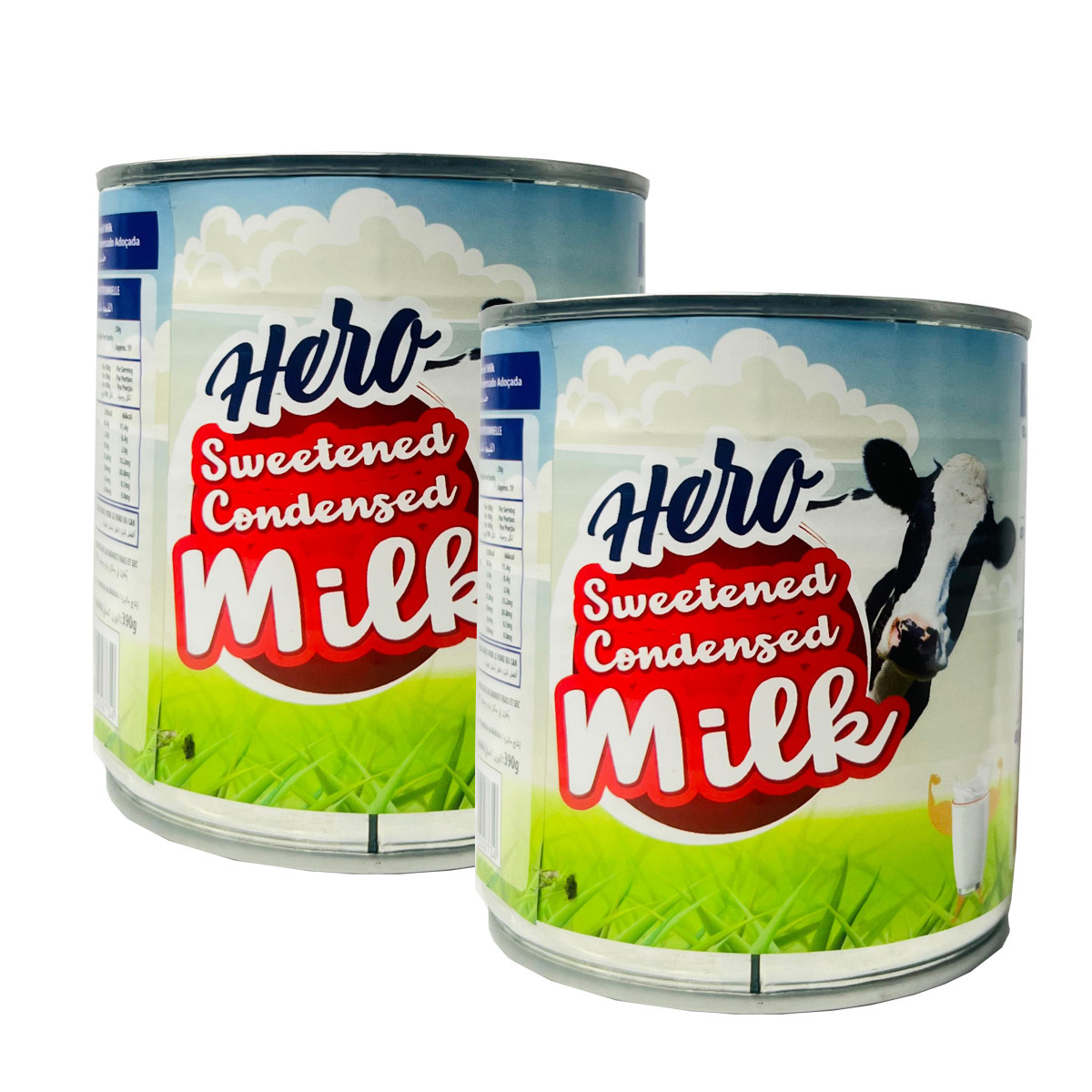 HERO SWEETENED CONDENSED MILK-2X390ML
