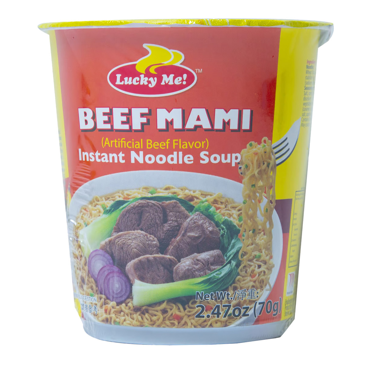 LUCKY ME BEEF MAMI BIG CUP-70GM