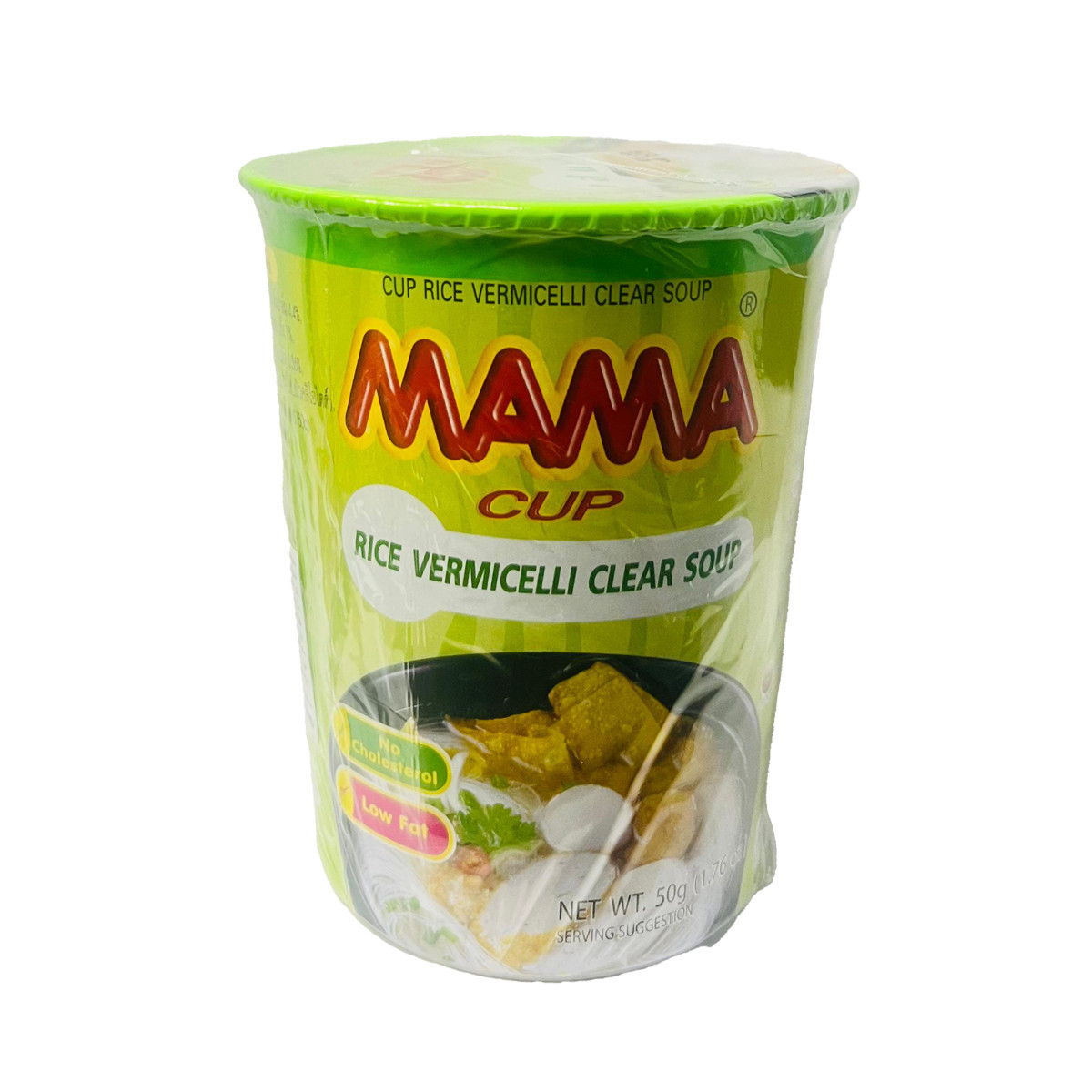 MAMA CUP RICE VERMICELLI CLEAR SOUP-50GM