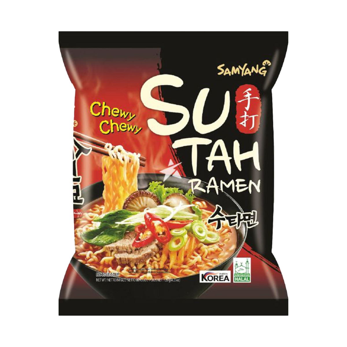 SAMYANG RAMEN SUTAH NOODLE SOUP-120GM