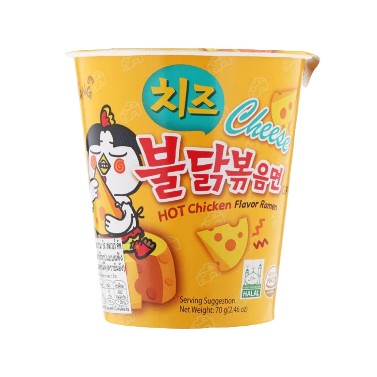 SAMYANG HOT CHICKEN CHEESE CUP NOODLE-70GM