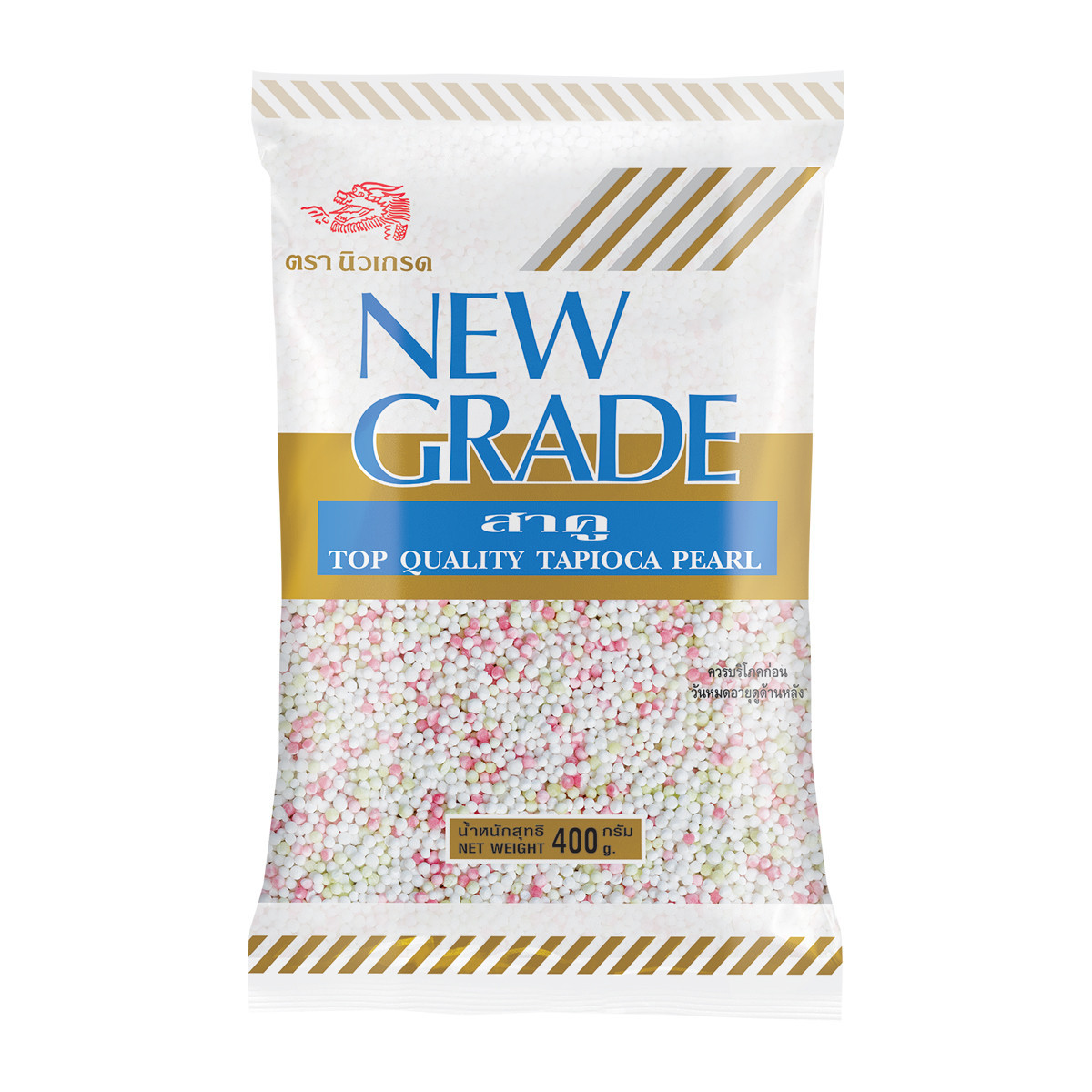 NEW GRADE MIXED TAPIOCA PEARL-400GM