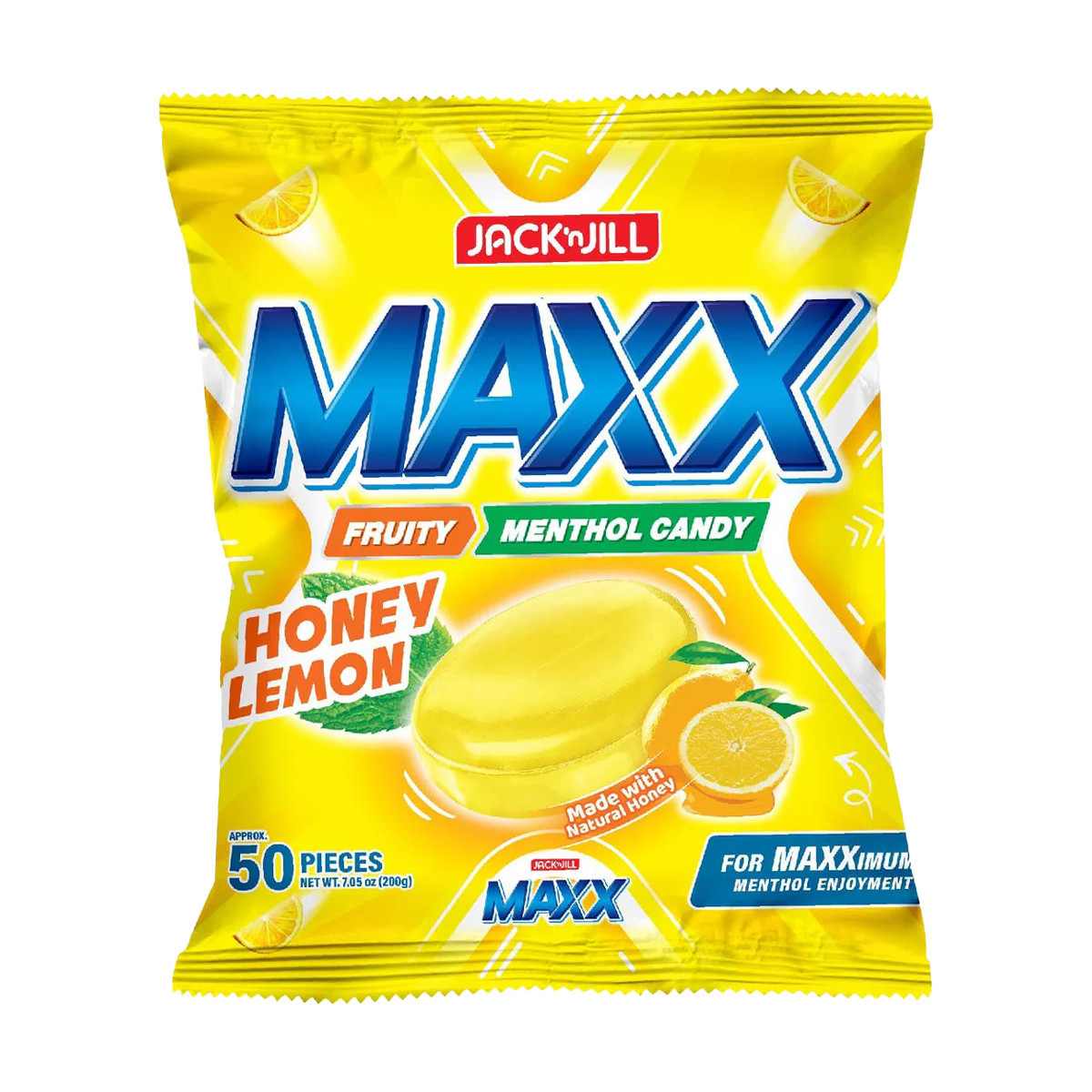 MAXX CANDY HONEY LEMON-50PCS