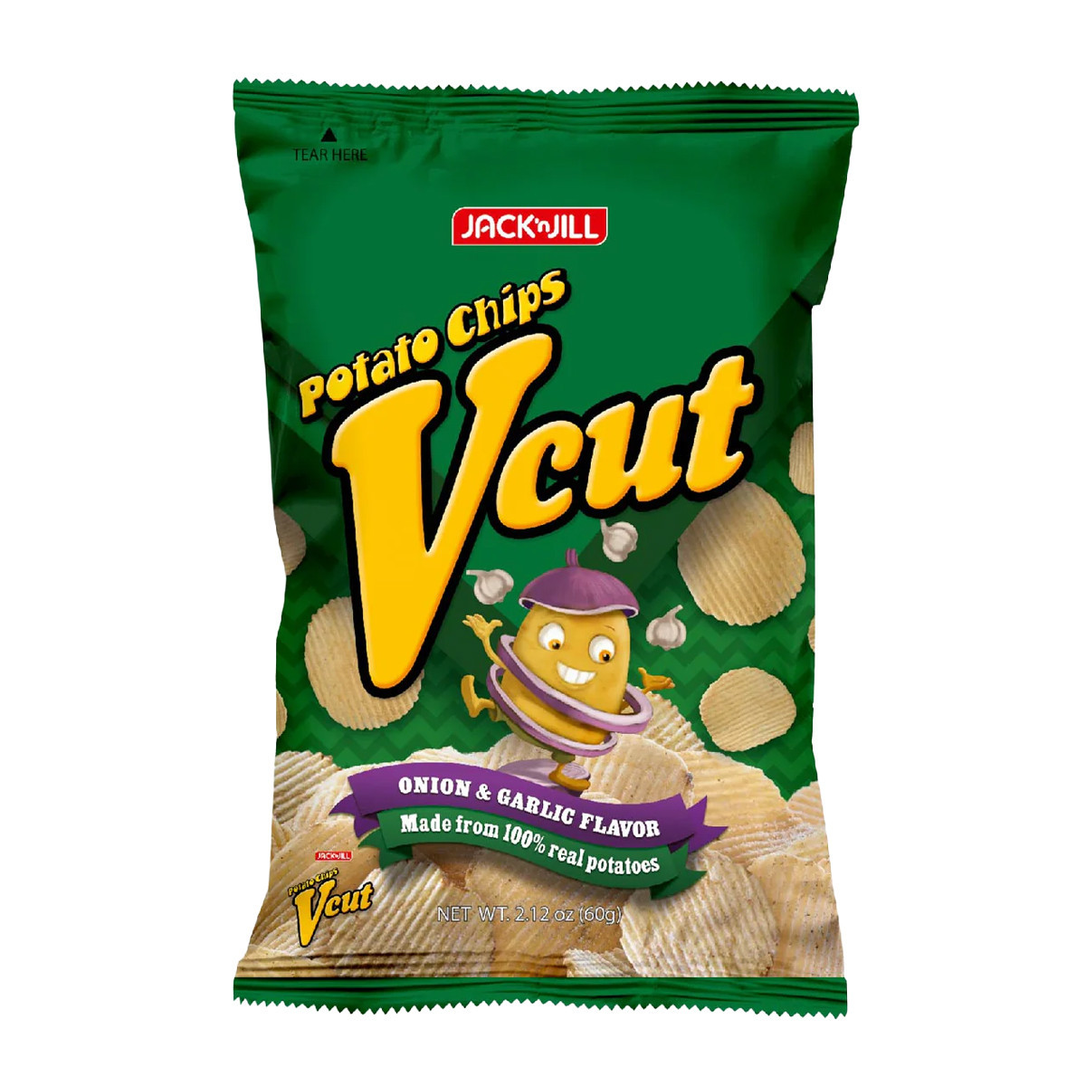 JACK N JILL V CUT ONION & GARLIC-65GM