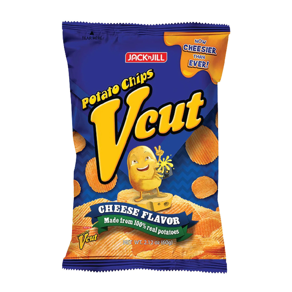 JACK N JILL V CUT CHEESE-60GM
