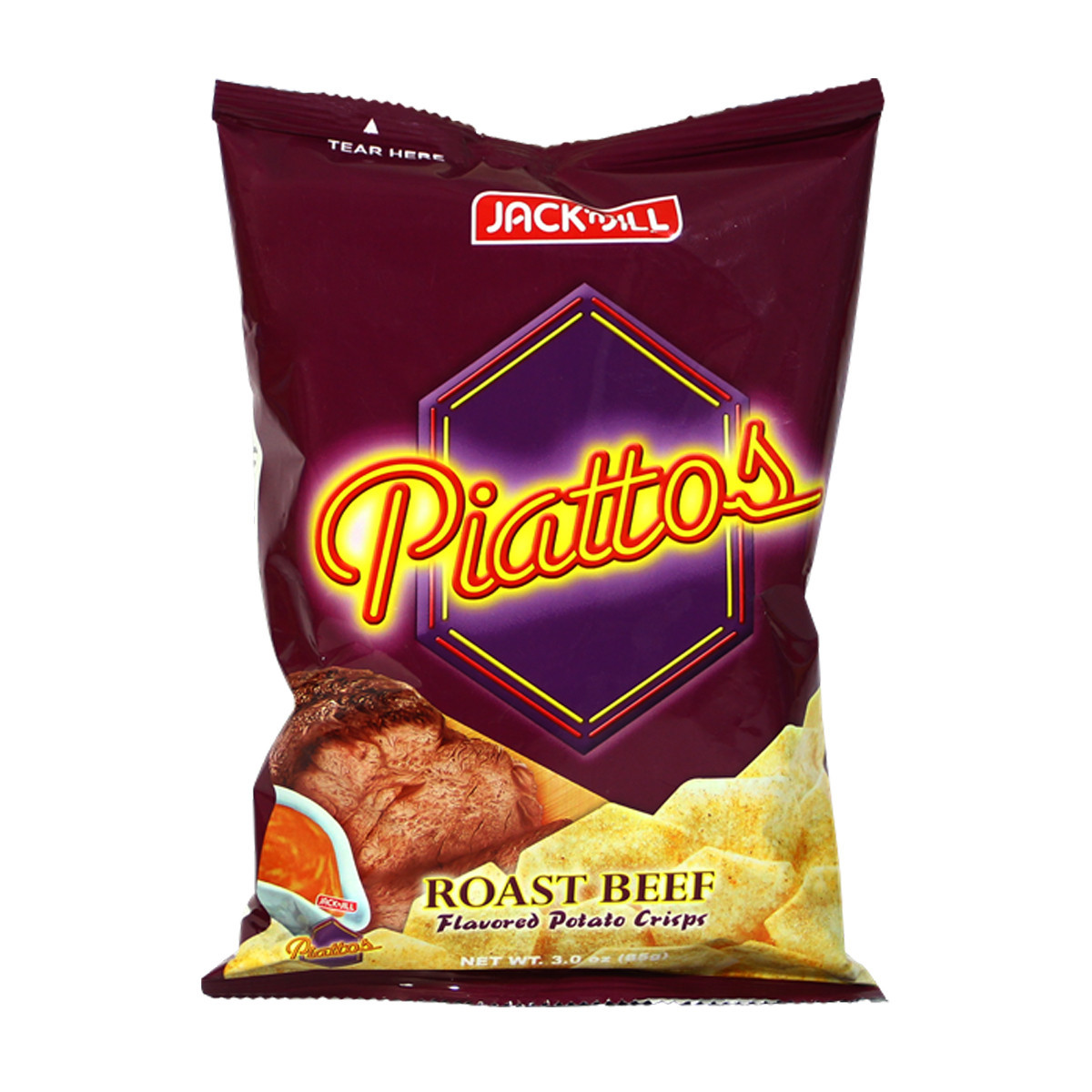 JACK N JILL PIATTOS ROAST BEEF-85GM
