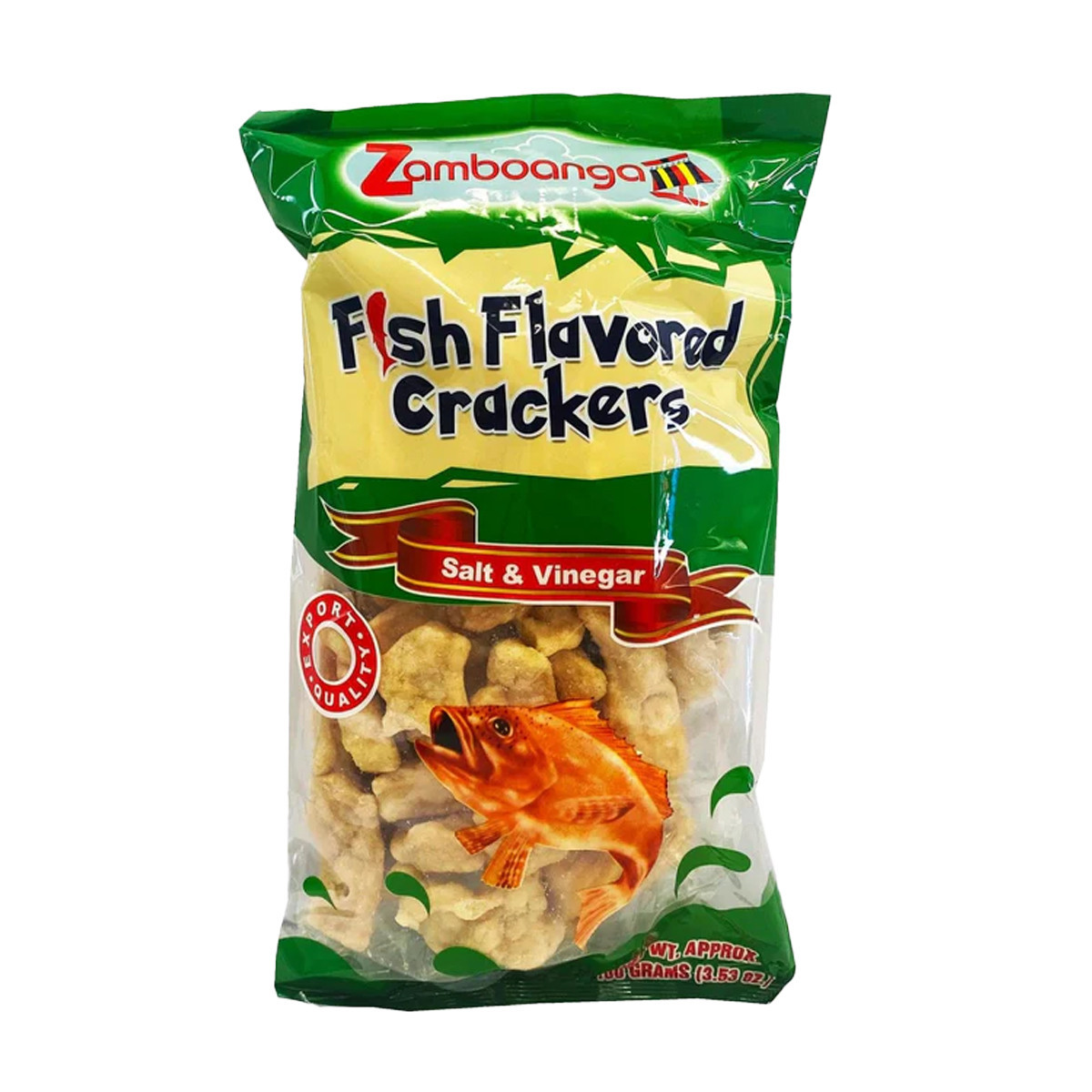 ZAMBOANGA FISH FLVR CRACKER SALT&VINEGAR-100GM
