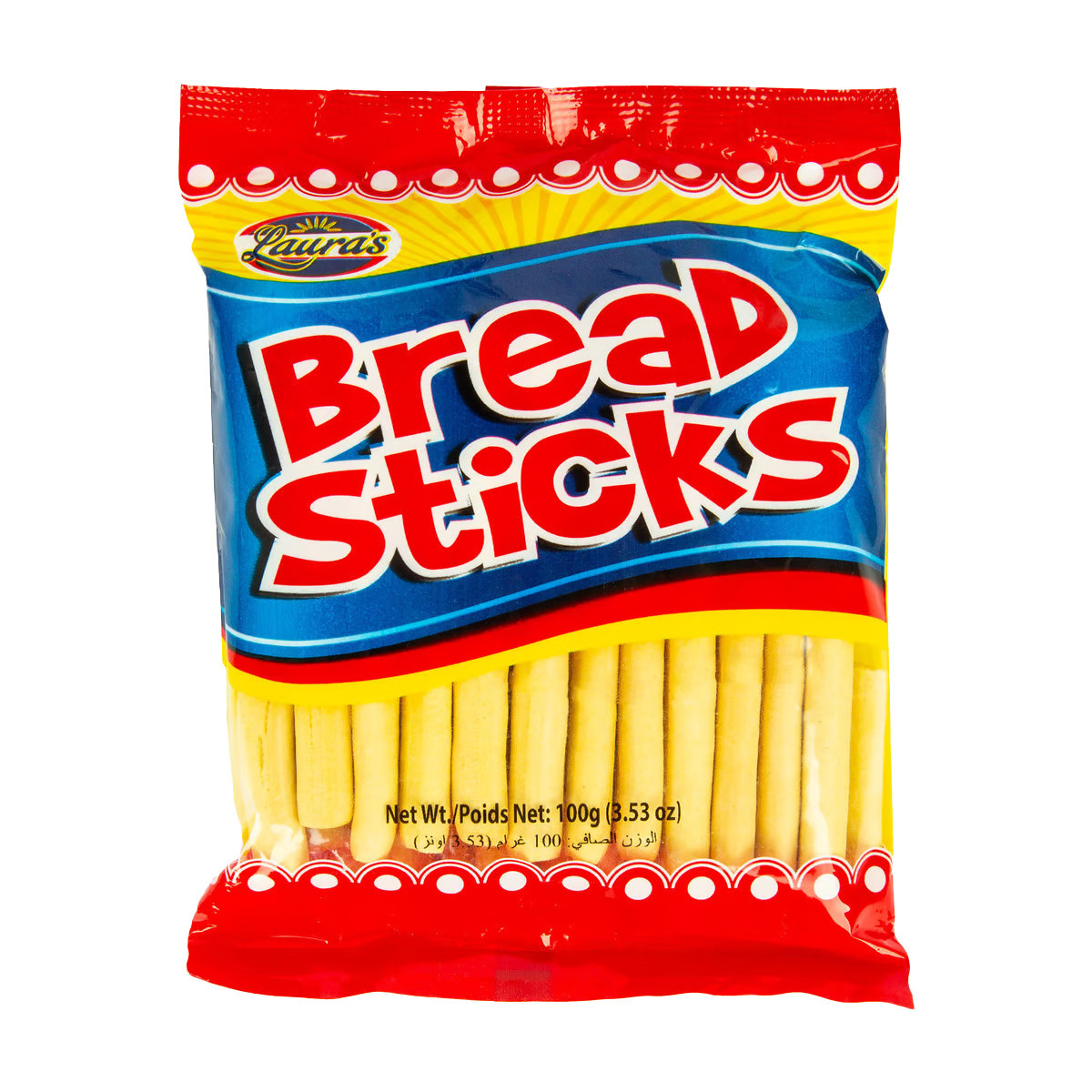 LAURAS BREAD STICKS-100GM
