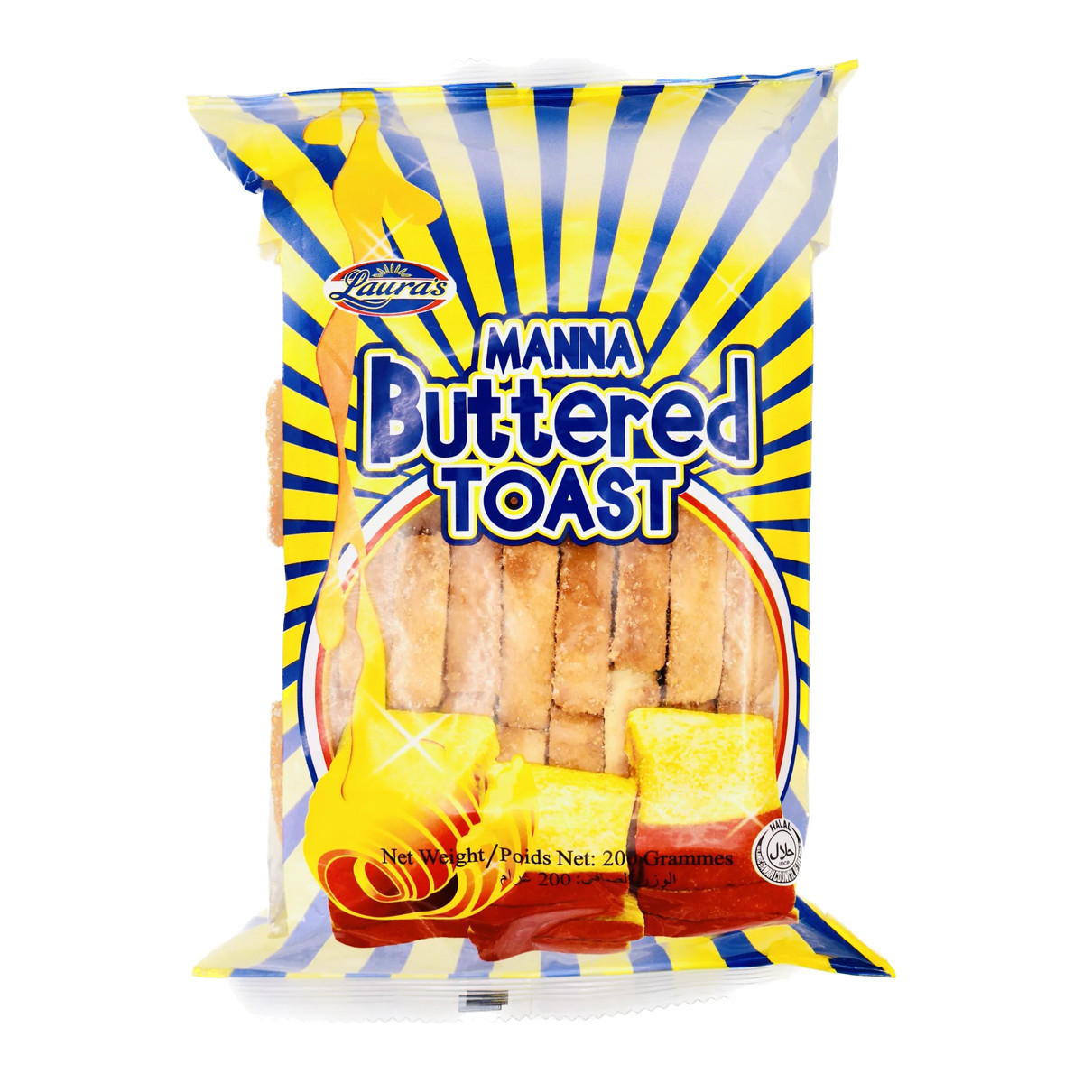 MANNA BUTTER TOASTS-200GM