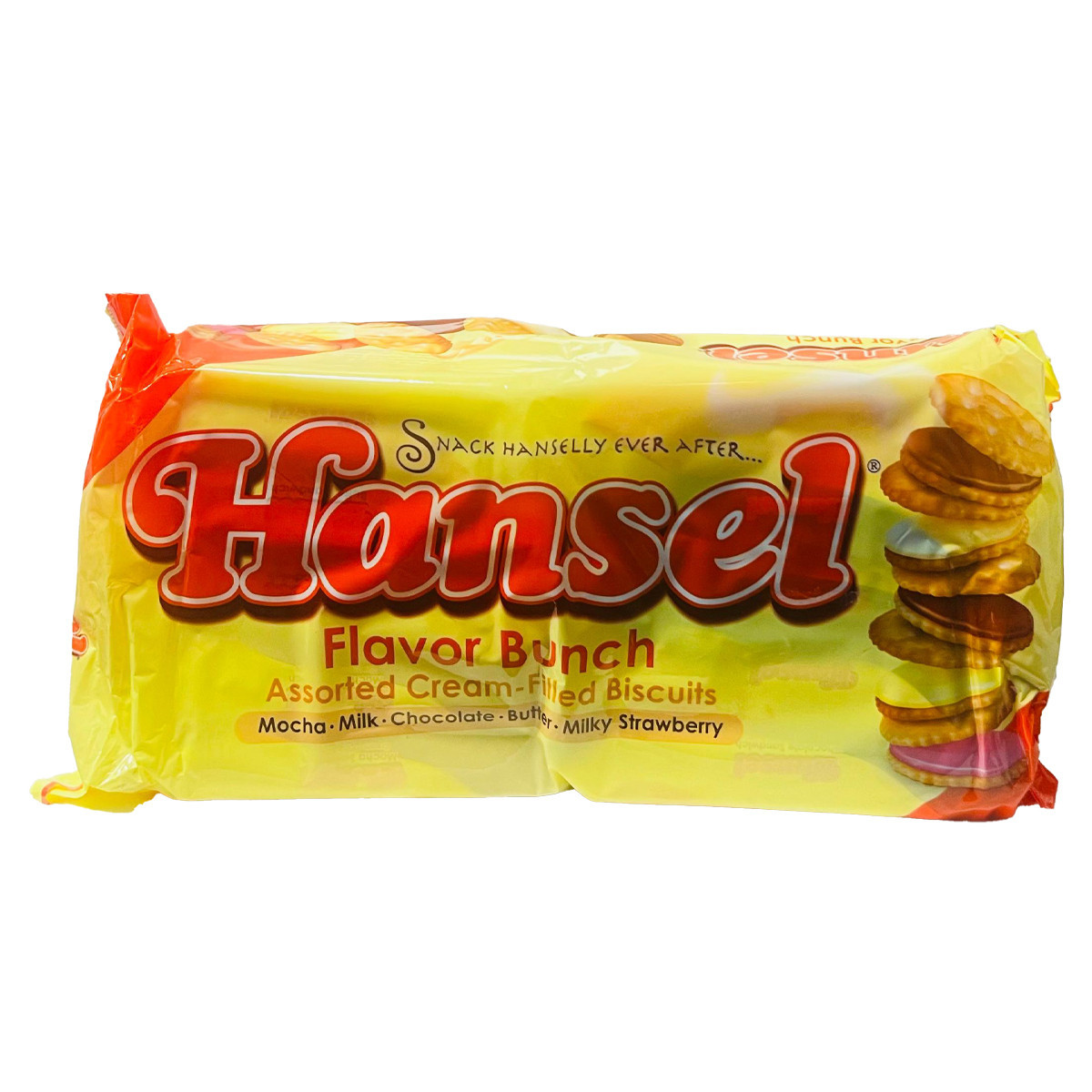 HANSEL FLAVOR BUNCH ASRTD CREAM FILLED BISCUITS-10X31GM